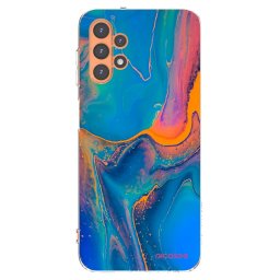 Átlátszó szilikon tok az alábbi mobiltelefonokra Samsung Galaxy A13 4G A135 - Rainbow
