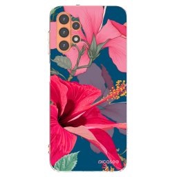 Átlátszó szilikon tok az alábbi mobiltelefonokra Samsung Galaxy A13 4G A135 - Hibiscus