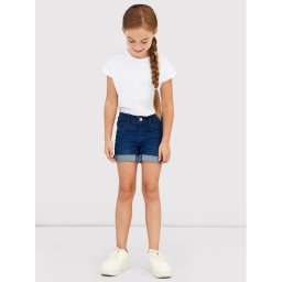 NAME IT Farmer rövidnadrág 13197317 Sötétkék Slim Fit
