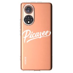 Átlátszó szilikon tok az alábbi mobiltelefonokra Huawei Nova 9 - Picasee - old logo - white