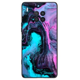 Fekete szilikon tok az alábbi mobiltelefonokra Honor 50 Lite - Lean 2