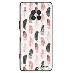 Fekete szilikon tok az alábbi mobiltelefonokra Honor 50 Lite - Feather 2
