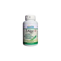 Nutrilab 3 Alge (Spirulina - Chlorella - Vörös alga) tabletta, 120 db