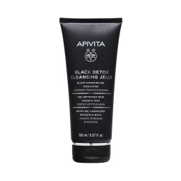 Apivita Black Detox Arc- és szemkörnyéktisztító 150ml