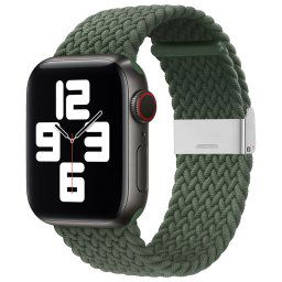 Strap Fabric Apple Watch 2/3/4/5/6/7/SE óraszíj (zöld) - 42/44/45mm
