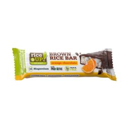 Rice Up puffasztott barna rizsszelet narancsos ízű étcsokoládéval 18g