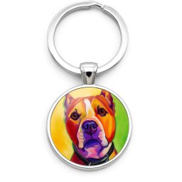 Pitbull kulcstartó