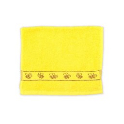 KIDS sárga gyerek törölköző 30x50 cm