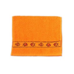 KIDS narancssárga gyerek törölköző 30x50 cm