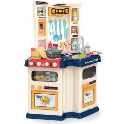 Mama Kiddies 67 részes 78,5 cm magas Talented Chef babakonyha szett kék színben