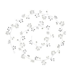 Kézzel készített, gyöngyös esküvői hajdrót - 50 cm