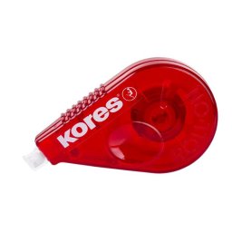 KORES Hibajavító roller, 4,2 mm x 15 m, KORES "Roll On", piros