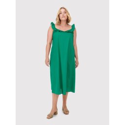 ONLY Carmakoma Hétköznapi ruha Ally 15262056 Zöld Regular Fit