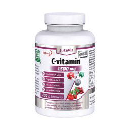 JutaVit C-vitamin 1500 mg filmtabletta + acerola-kivonat + csipkebogyó + D3-vitamin + cink 100x