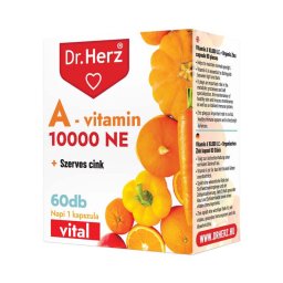 Dr. Herz A-vitamin 10000 NE + szerves cink 60x