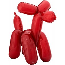 Piros Red kutya fólia lufi 48 cm