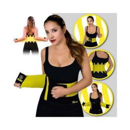 Hot Power Belt Neoprén súlycsökkentő öv Sárga XXL
