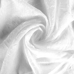 Gyűrt voile függönyanyag méteráru, fehér, 230 cm magas - maradék darab: 0,55 m