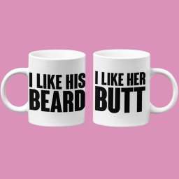 I like his beard I like her butt páros bögre