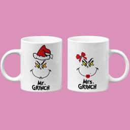 Mr. és Mrs. Grinch páros bögre
