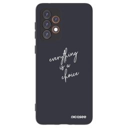Fekete szilikon tok az alábbi mobiltelefonokra Samsung Galaxy A33 5G A336 - Everything is a choice