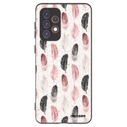 Fekete szilikon tok az alábbi mobiltelefonokra Samsung Galaxy A33 5G A336 - Feather 2