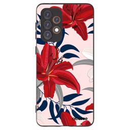 Fekete szilikon tok az alábbi mobiltelefonokra Samsung Galaxy A33 5G A336 - Red Lily