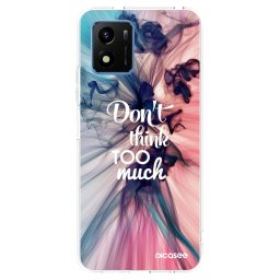 Átlátszó szilikon tok az alábbi mobiltelefonokra Vivo Y01 - Don't think TOO much