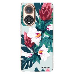 Átlátszó szilikon tok az alábbi mobiltelefonokra Huawei Nova 9 - Rhododendron