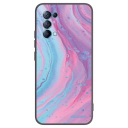 Fekete szilikon tok az alábbi mobiltelefonokra OPPO Reno 5 5G - Pink liquid