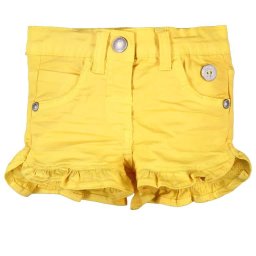 napsárga fodros short