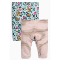 Leggings szett/2db Tengeri kagylók,csillagok,csikóhal kollekció