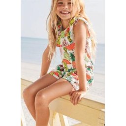nyári playsuit Gyümölcs mintás nyári kollekciós