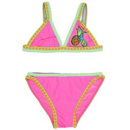 Ananász mintás pink bikini