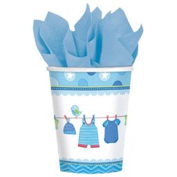party pohár baby boy 8 db-os 266 ml
