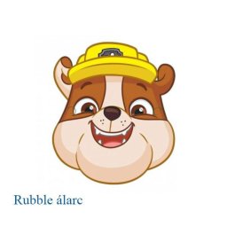 maszk, papír álarc Mancsőrjárat Rubble