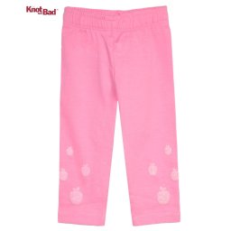 Leggings/kisnadrág pink almás
