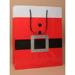 Mikulás/Télapó hangulatú dísztasak 23x18cm