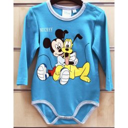 body Mickey Egér és Pluto kék