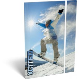 Gumis mappa A/4, Snowboard