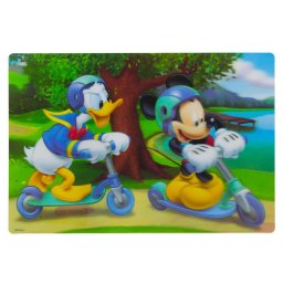 Mickey és Donald tányéralátét 3D