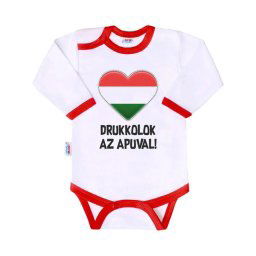 Body nyomtatott mintával New Baby Drukkolok az apuval