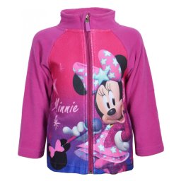 Polár átmeneti felső, kabát Minnie Egér fukszia