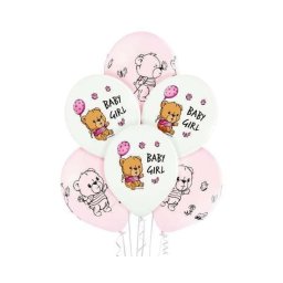 Baby girl macis léggömb lufi 6 db-os 30 cm
