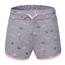 pamut nyári short Flamingó mintás