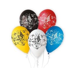 Kalóz hajó lufi szett/5db 33 cm