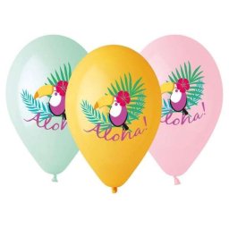 Tukán madár Aloha lufi szett/5db 33 cm