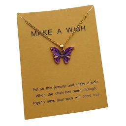 Pillangós kívánság nyaklánc