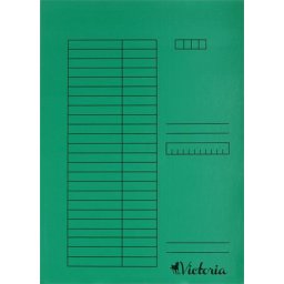 VICTORIA OFFICE Gyorsfűző, karton, A4, VICTORIA OFFICE, zöld
