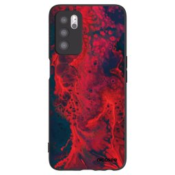Fekete szilikon tok az alábbi mobiltelefonokra OPPO A16 - Organic red
